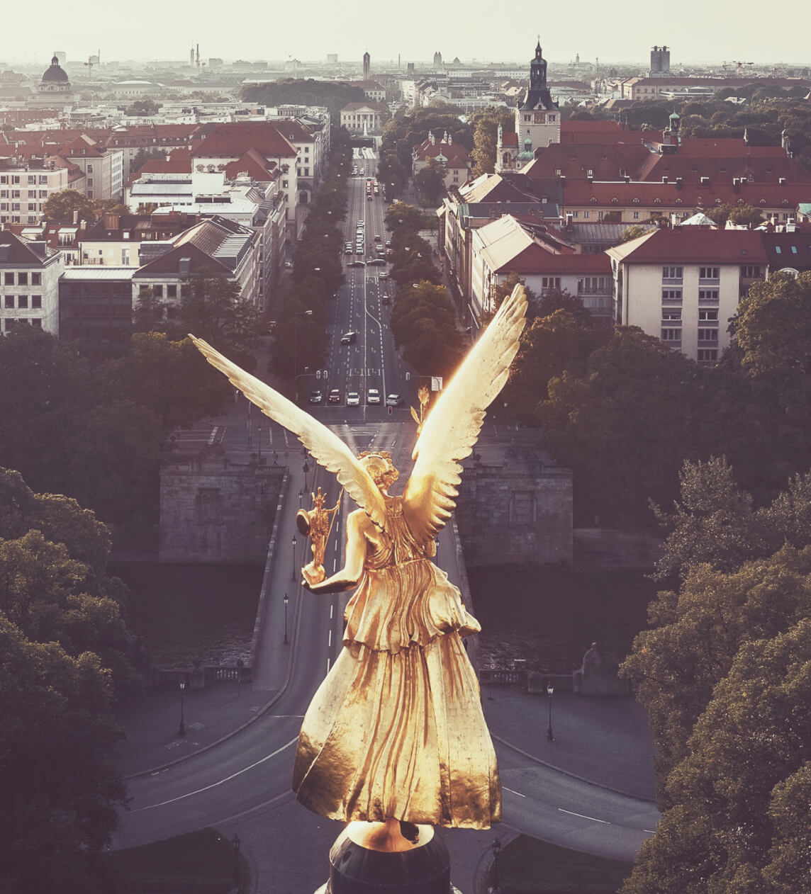 Picture of the Angel of Peace in Munich