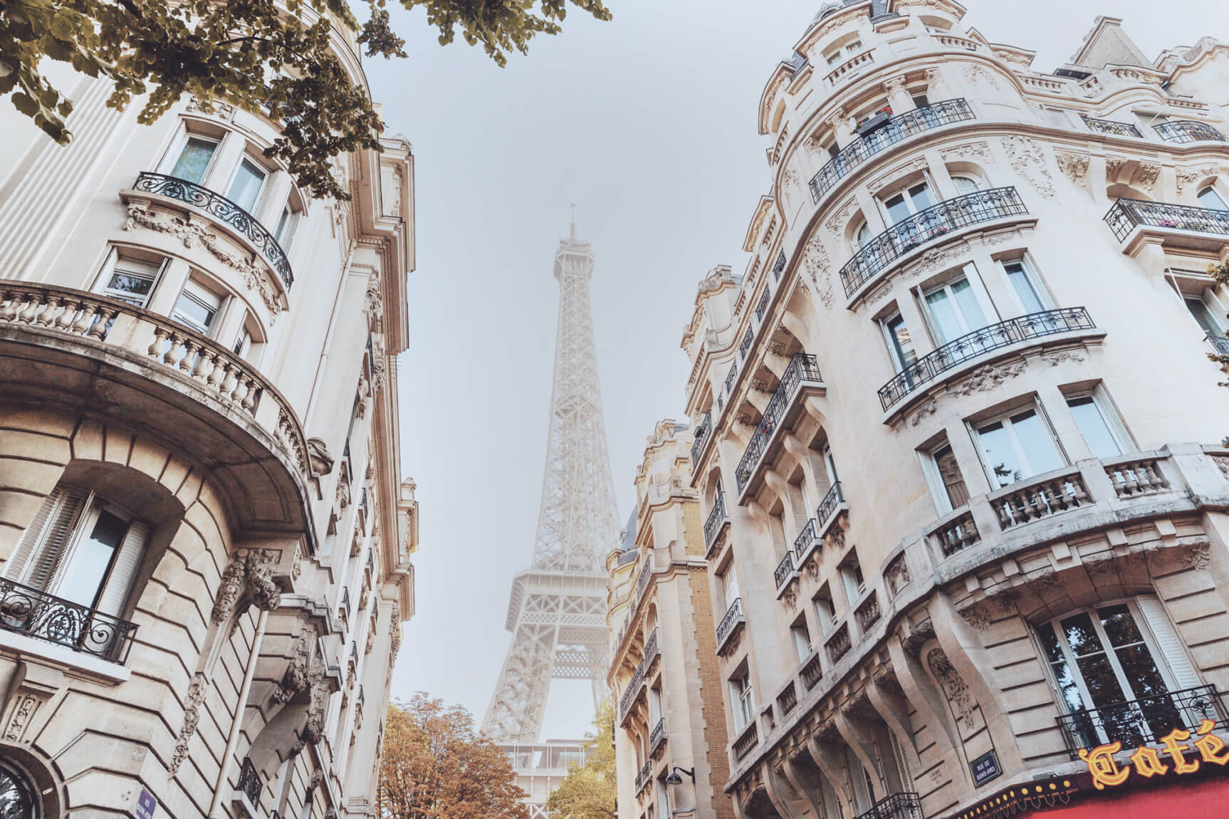 Picture of the parc du Champ de Mars in Paris